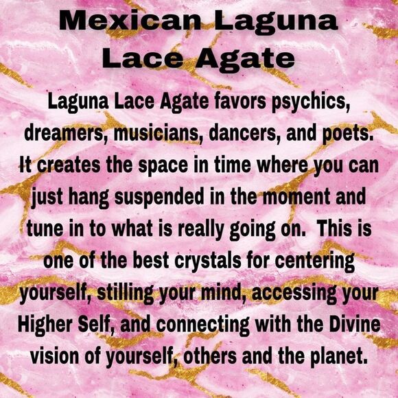 Mexican Laguna Lace & Blue Topaz Solid Sterling Silver Ring Size 9 - Picture 5 of 8